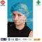 Disposable non woven hair nets colorful, crimps cap, bouffant cap