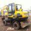 mini excavator for sale , used hyundai mini excavator 60w-7,high performance hydraulic excavator, wheel excavator