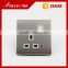 OEM high quality BIHU wall switch stainless steel 13a socket with neon