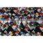 Shaoxing fabric polyester spandex flower print moss crepe fabric
