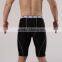 The low solid color fashion knee pants, compression mens shorts