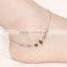 Fashion Womens Girls Stainless Steel Rose Gold Little Fish Pretty Chain Anklets