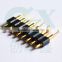 8pin pitch 2.54mm single row brass pogo pin connector SMT