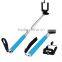 Extendable Self Portrait Selfie Handheld Stick Monopod with Smartphone Adjustable Phone Holder and Bluetooth Remote Shutter