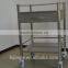 Hot sale stainless steel dental trolley, medical trolley for dentist/hospital