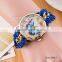 DIY hand made woven chain butterfly braided watch