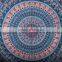 Blue cotton Indian Tapestries Mandala Tapestry Hippie Wall Tapestry tapestry wall hangings indian printed tapestry wholesale