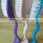 Short handle plastic bath brush