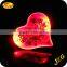 Love heart Glow gift led flashing pin badge Valentine's day