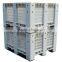 Large heavy duty plastic pallet containers
