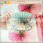 Home decoration folding hanging paper fan