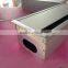 Buffering office desk aluminum alloy brush matt can with socket desktop cover
