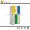 Hot sale steel cabinet clothes locker with three doors for house school