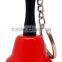 Keychain bell in custom color with logo printing for promo as gift