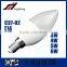 2016 Hot Sale C37 6W 85-265V E27 E14 Led Light Bulb