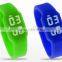 led wristband usb watch, silicone bracelet usb flash drive watch, novelty wrist watch