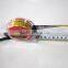 Custom logo design transparent measuring tape/double side double color steel measure tape with MID certificated.