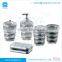 Taiwan Manufacturer High Quality Gold Silver Soap Dispenser Soap Dish Acrylic Bathroom Accessory
