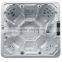 Vigor deluxe outdoor spa,air jet massage outdoor spa hot tub,message spa with TV and video