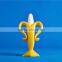 Amazon best selling factory wholesale baby banana teether toothbrush, baby training toothbrush
