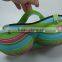 GC- Carrying handle stripes color pressed film Travel eva bra Case
