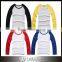 Baseball T-Shirt Cotton Women Short Sleeve Raglans