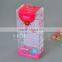 high grade foldable plastic box with hang tab