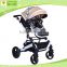 5-point safety belt 3 in 1 baby stroller china, custom made baby stroller with brake