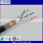 Factory wholesale price -100% Copper SFTP CAT6 networking cable /23awg 4pairs double shielded lan cable
