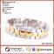 Fashion stainless steel charm bracelet, new stainless steel mens magnetic bracelet, 4-in 1 bio magnetic bracelet