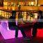 Hot Sell Led Lighting Sofa Led Rechargeable Multi Color Waterproof Modern Hard Plastic Sofa