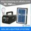 IS-1377S mini portable solar power bank with solar light bulb led lights home