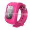 2016 Hot Selling Cell Phone Smart Watch GPS Tracker Smart Kids Q50 Children Wristwatch with Remote Monitor