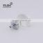 1 2/3 inch zinc alloy clear chrome plated crystal knob