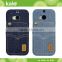 Denim Card Cases For HTC ONE M8 cell phone accessory