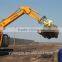 hydraulic turn around grapple for excavator rotating grapple