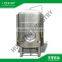 500L bright beer tank, certified 304 stainless steel material and components,