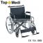 TOPMEDI TSW209AE-61 Heavy Duty Cheap Price Extra Wide Seat Steel Manual Wheelchair