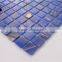 MB SMH01 Golden Line Blue Tile Design Cheap Mosaic Wall Tile Blue Mosaic Bathroom Tile China Glass Mosaic