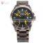 Shark Army Stainless Steel Date Display Quartz Mens Sport Analog Watch