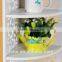 DIY modern display shelf white wood cube shelf diy