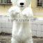 2016 fur adult polar bear costume/mascot costume/mascot