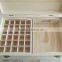 double layer wooden essential oil storage box