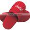 2015 New style print cloth close toe hotel slipper, high-grade slipper