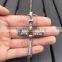 Fashion 316L stainless steel fast and furious gold cross necklace