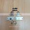 Door hardware accessories with space saving feature for sliding wooden door