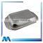 Stainless steel small butter dish with plastic lid