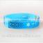 Cheap custom made silicone emergency bracelets cyclist id wristband