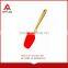 Long handle silicone spatula with wooden handle