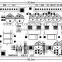 Car LCD TV TV power supply board buck module 12V24V5V Quad Output Driver Power Module